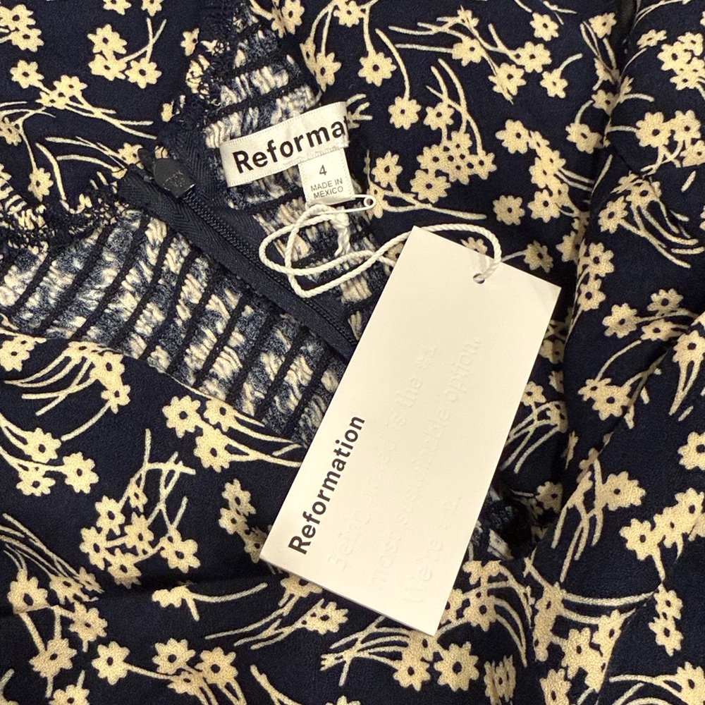 NWT Reformation Butterfly Dress Size 4